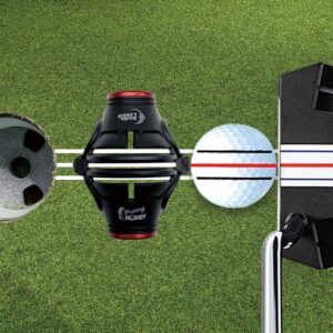 BIRDIE79 golf ball alignment liner tool drawing lines on a golf ball