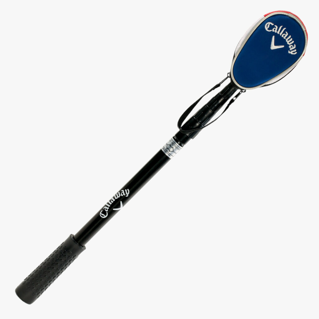 Callaway telescopic golf ball retriever with headcover