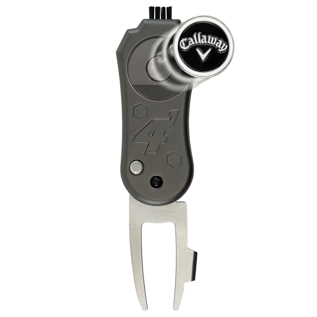 Callaway 4-in-1 blade divot repair tool with magnetic ball marker